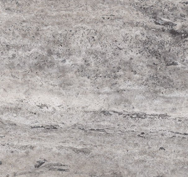 silver traverten tumbled, silver travertine brushed, silver trravertine filled, silver travertine honned, silver travertine vein cut cross cut.